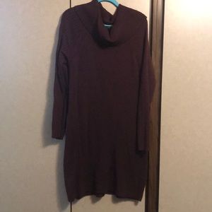 NEW MARKDOWN!! EUC Halogen Oversized Long Cowl Neck Tunic SZ L